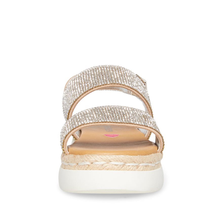 Silver Steve Madden Jaliana Kids' Platform Sandals | PH 0267FMD